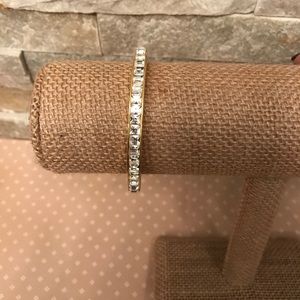 Costume Jewelry Statement Piece Gold Cuff  Cubic